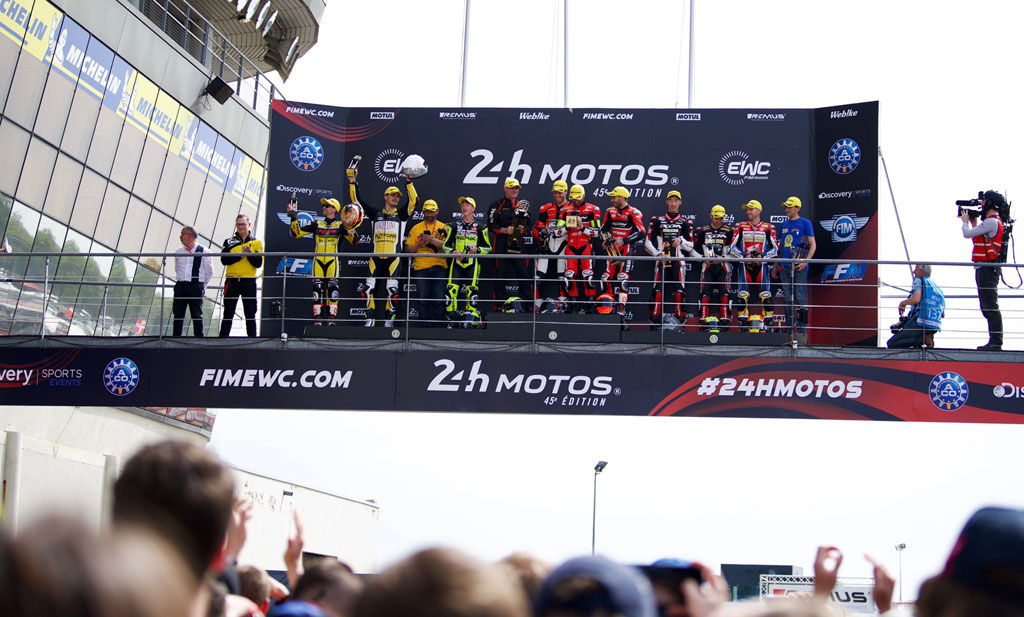 No Limits Team podio 24 Ore Le Mans 2022